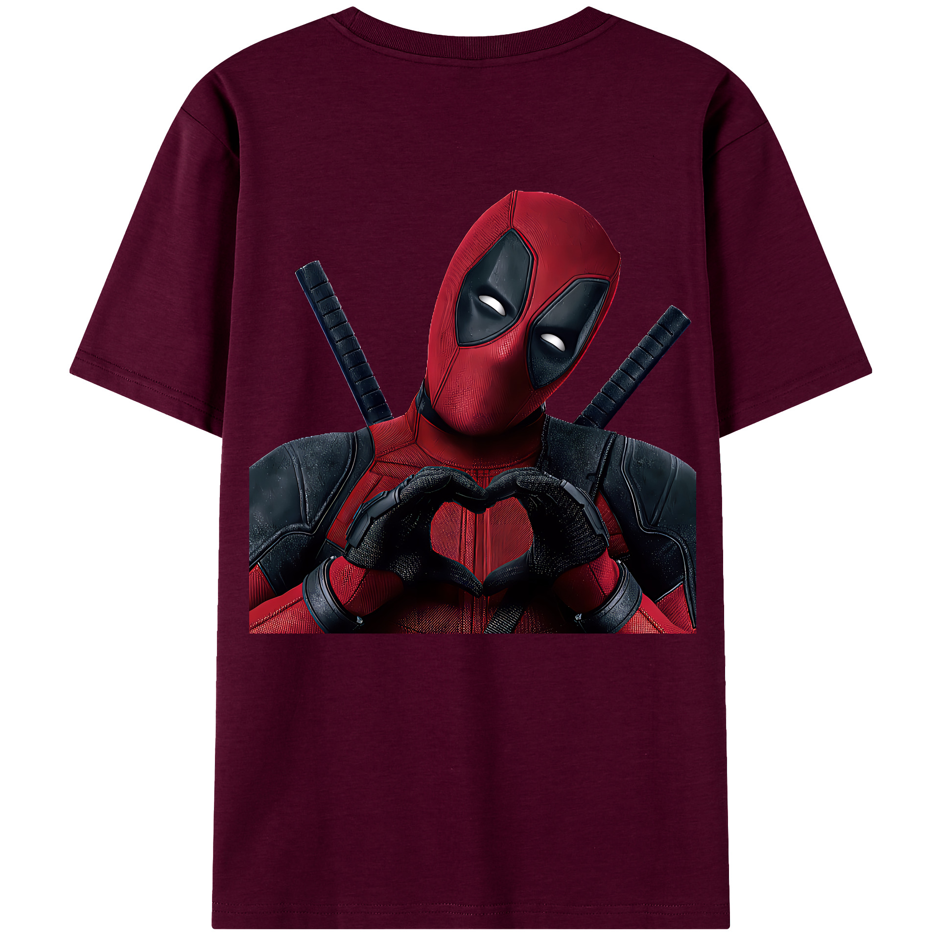 （画像用） Deadpool デッドプール レディース半袖Tシャツ(バックプリント)